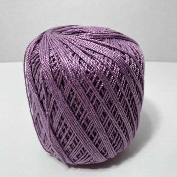 4 Plum Purple Aunt Lydia's Crochet Thread - Picture 5 of 10